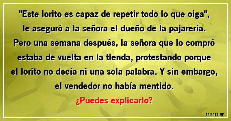 Acertijos - 